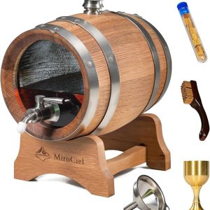 Mirociel - 1.5L Oak Aging Barrel with Stand & Spigot