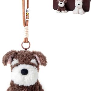 Cute Plush Dog Keychain