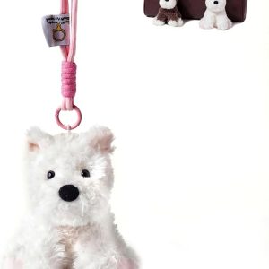 Cute Plush Dog Keychain